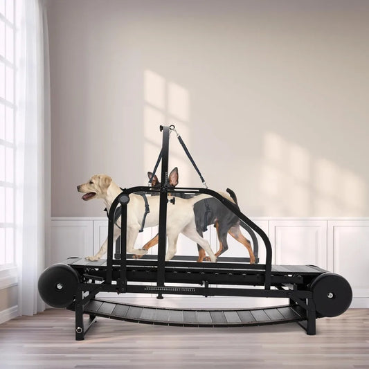High-concerned Dog Treadmill With Adjustable Ramp And Pedometer