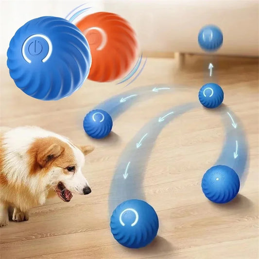 Smart Dog Toy Ball Interactive USB Moving Ball For Puppies